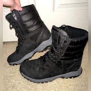 The North Face men’s thermoball zip up Black Winter Boots 8.5 outdoor hiking